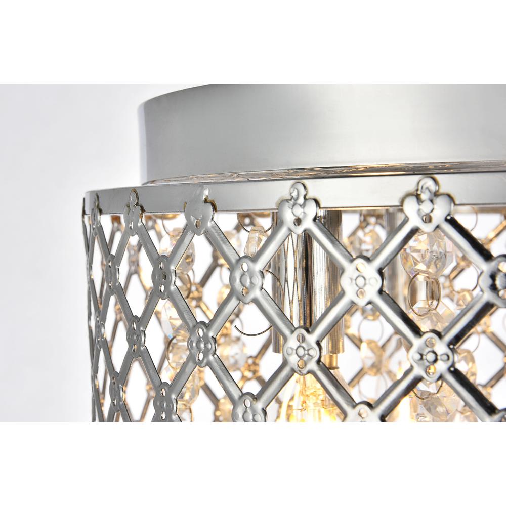 Tully Collection Flushmount D13.5 H9.4 Lt:4 Chrome Finish. Picture 5