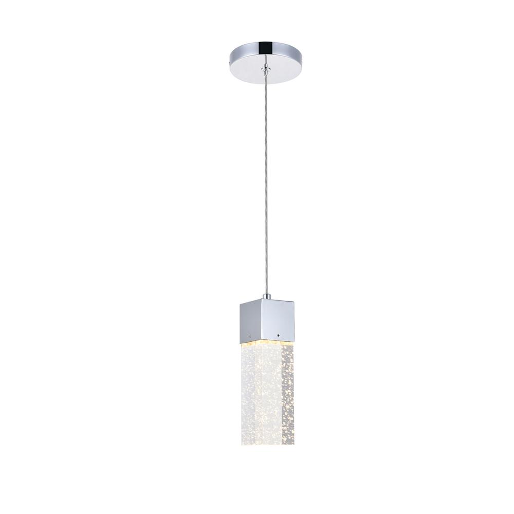 Novastella 1 light Chrome LED Pendant. Picture 3