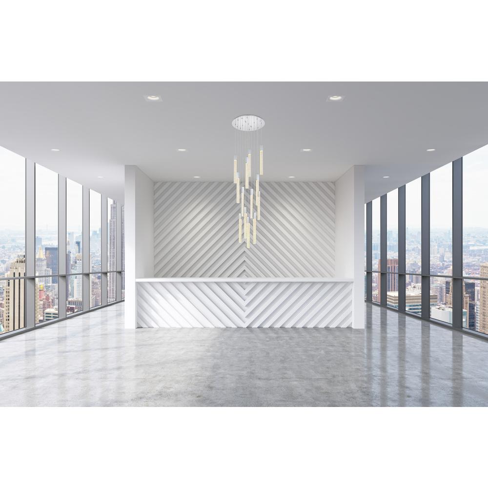 Weston 13 lights pendant in chrome. Picture 7