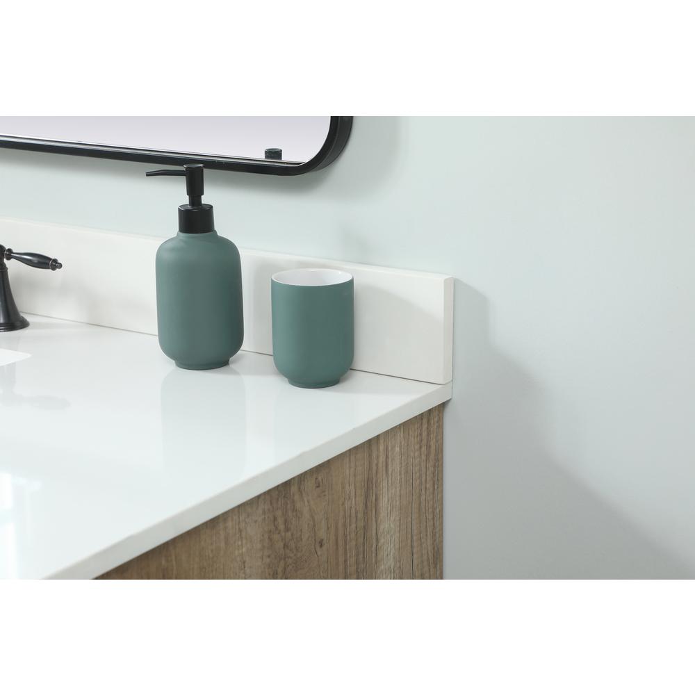 48 inch Single bathroom vanity in natural oak with backsplash. Picture 8