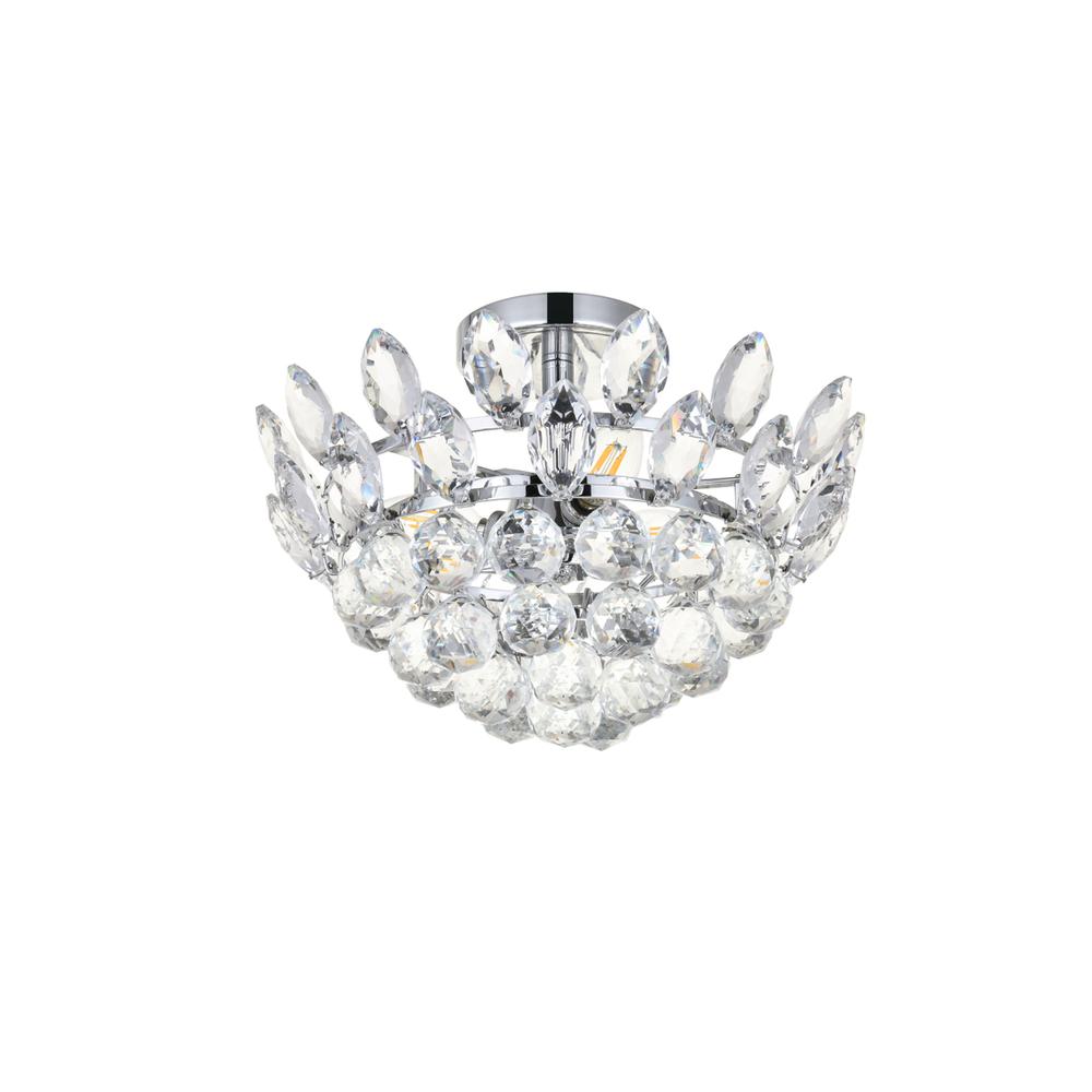 Emilia 14 inch flush mount in chrome. Picture 6