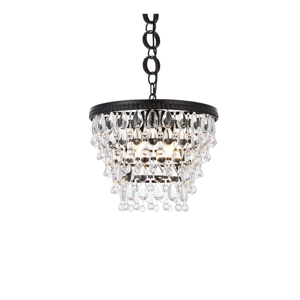 Nordic 4 lights black pendant. Picture 2