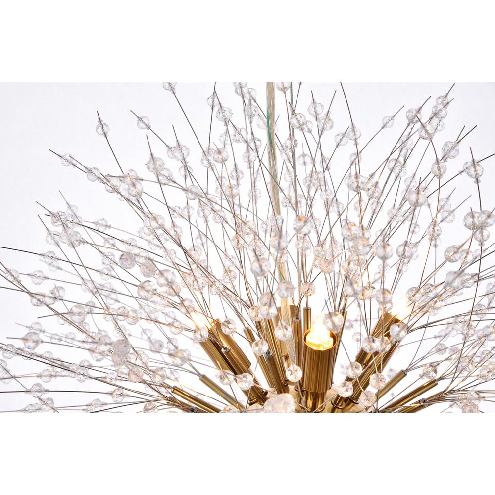 Solace 12 lights Gold pendant. Picture 4