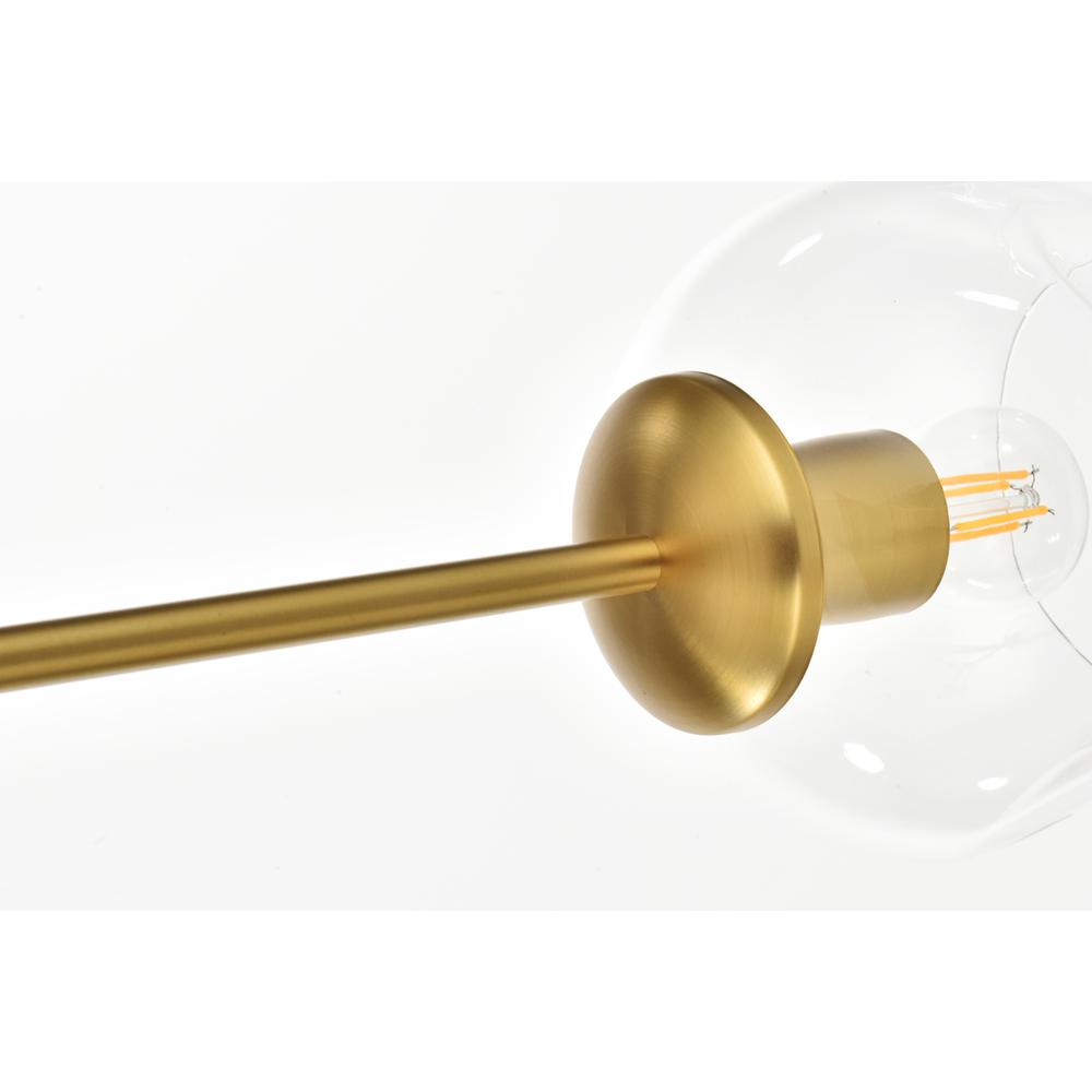 Cavoli 49 inch Chandelier in Brass. Picture 5