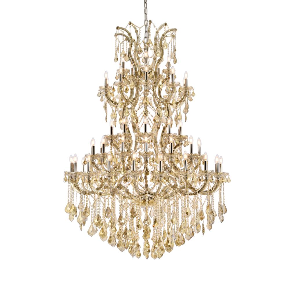 Maria Theresa 61 light Golden Teak Chandelier Golden Teak. Picture 2