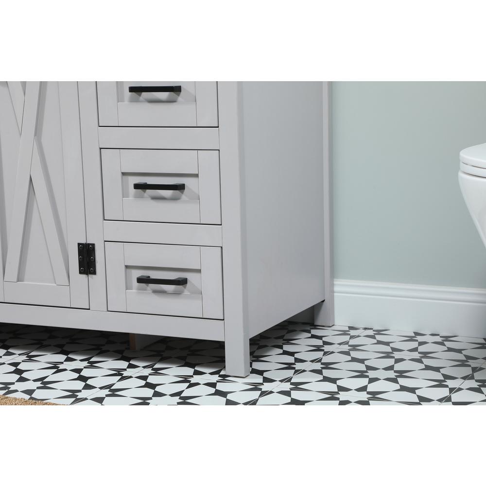 48 inch Single bathroom vanity in grey. Picture 6