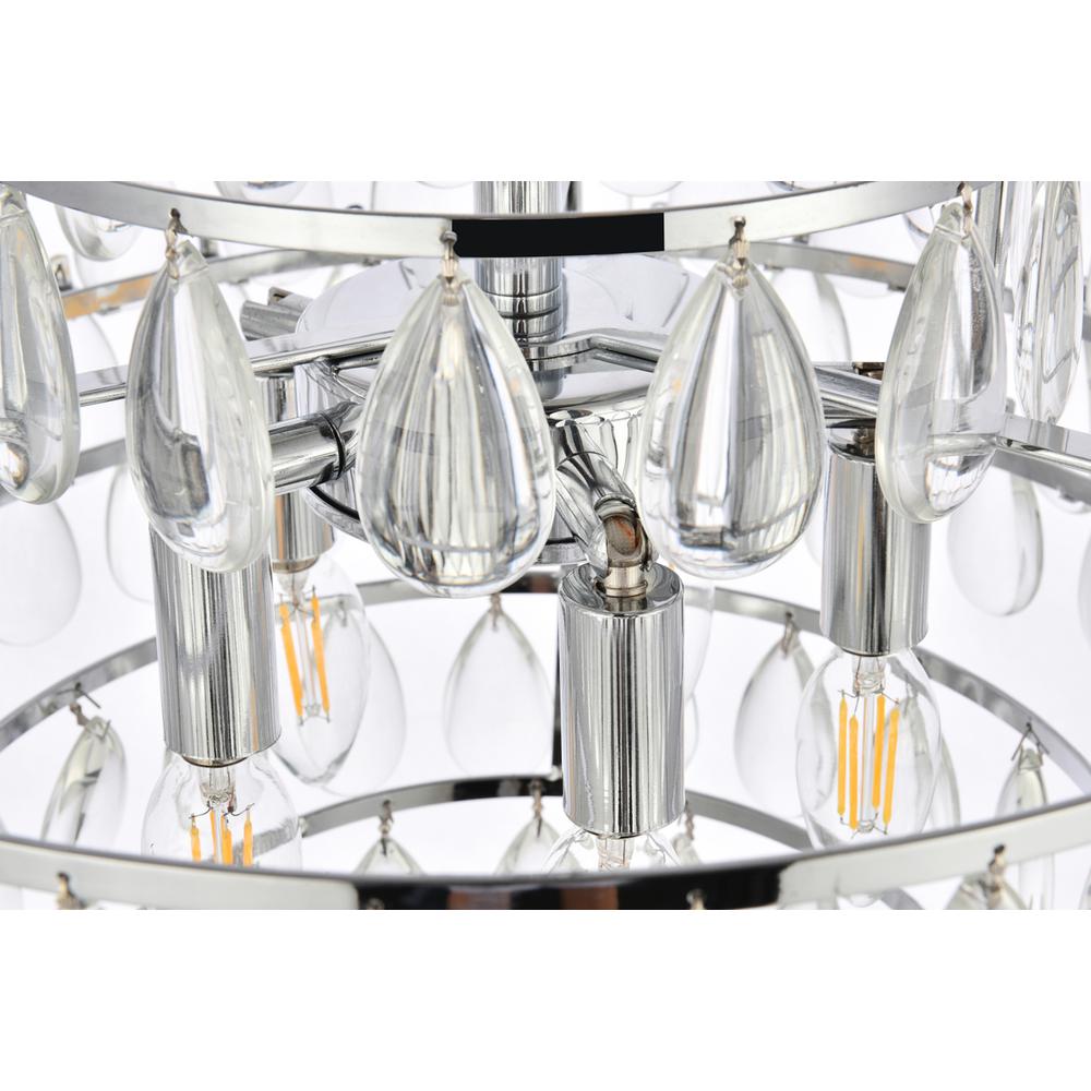 Mila 18 inch pendant in chrome. Picture 5