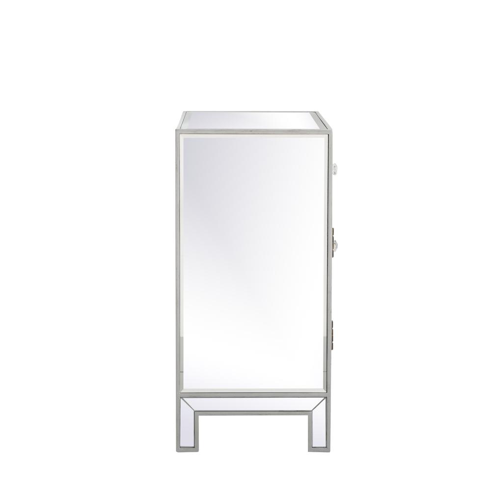 29 in. mirrored cabinet in antique silver. Picture 10