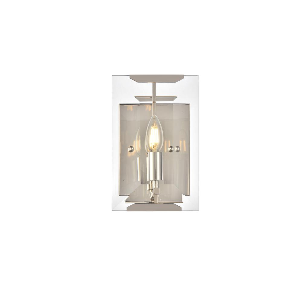 Monaco 1 light Golden Iron Wall Sconce Glass Crystal. Picture 1