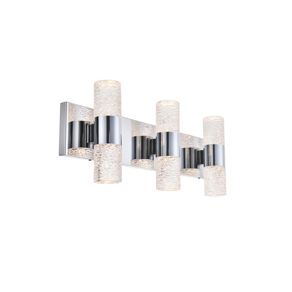 Vega 6 light Chrome LED Wall Sconce. Picture 7