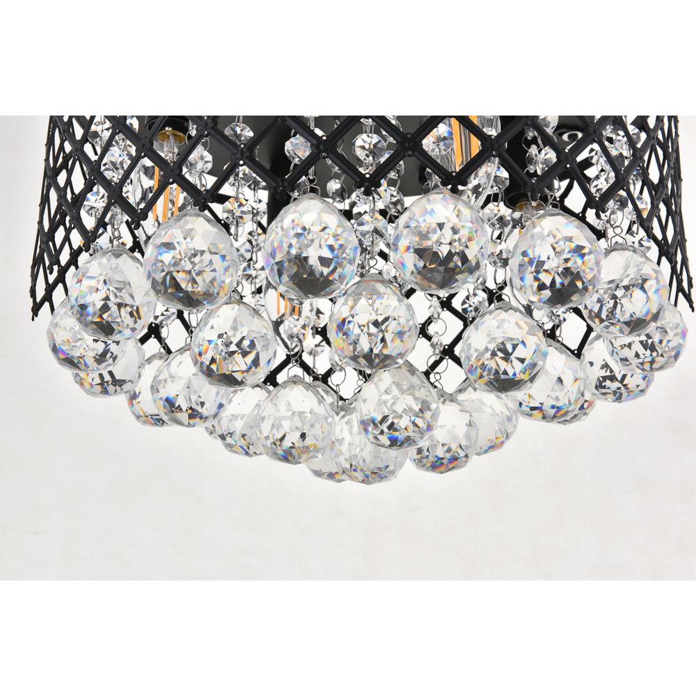 Tully 4 light Matte Black Flush Mount. Picture 10