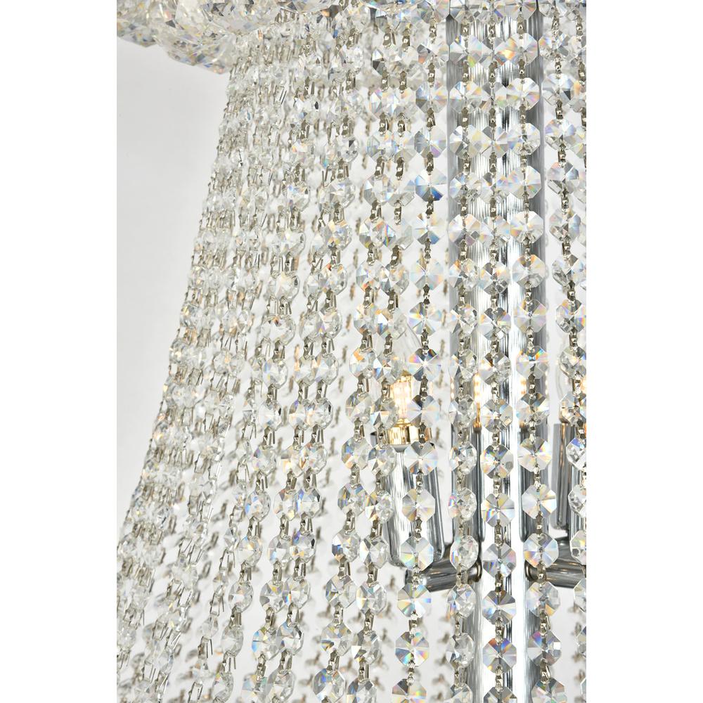 Primo 32 light Chrome Chandelier Clear Royal Cut Crystal. Picture 5