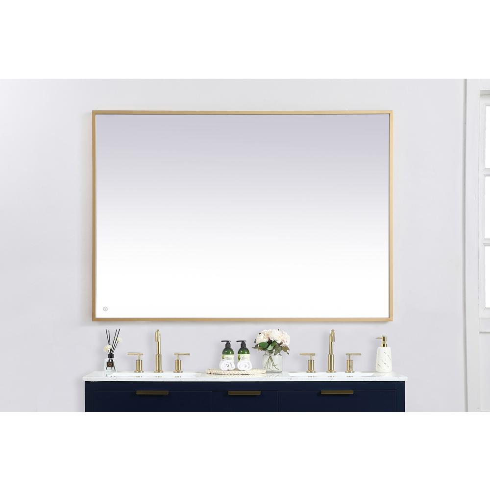 Pier 42x60 inch LED mirror with adjustable color temperature. Picture 12