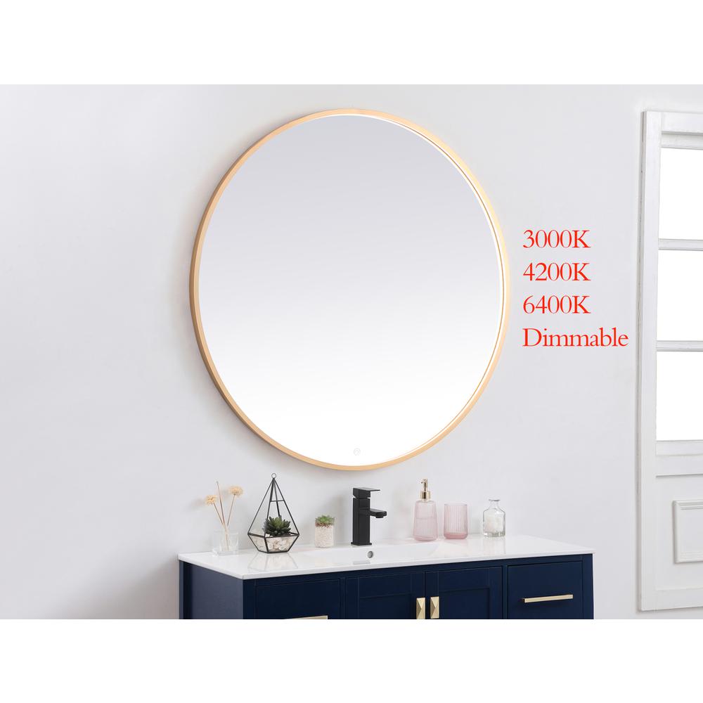 Pier 45 inch LED mirror with adjustable color temperature. Picture 2