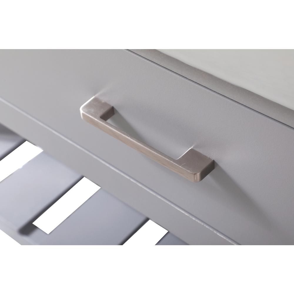 60 inch Single bathroom vanity in grey. Picture 12