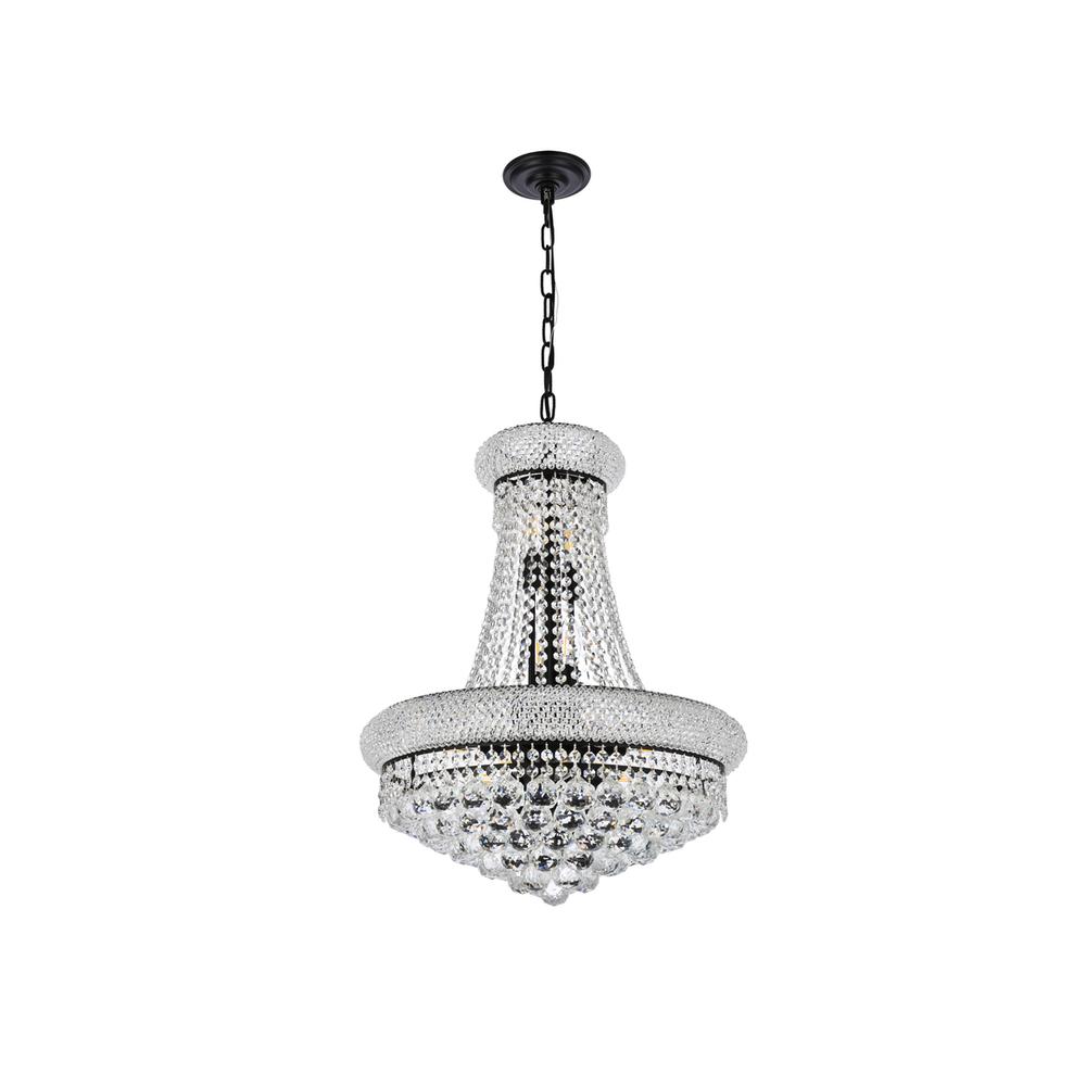 Primo 20 inch black chandelier. Picture 6