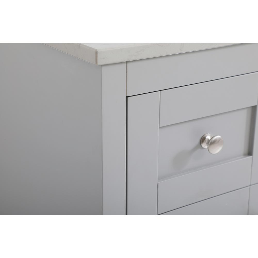 48 inch Single Bathroom Vanity in Grey. Picture 5