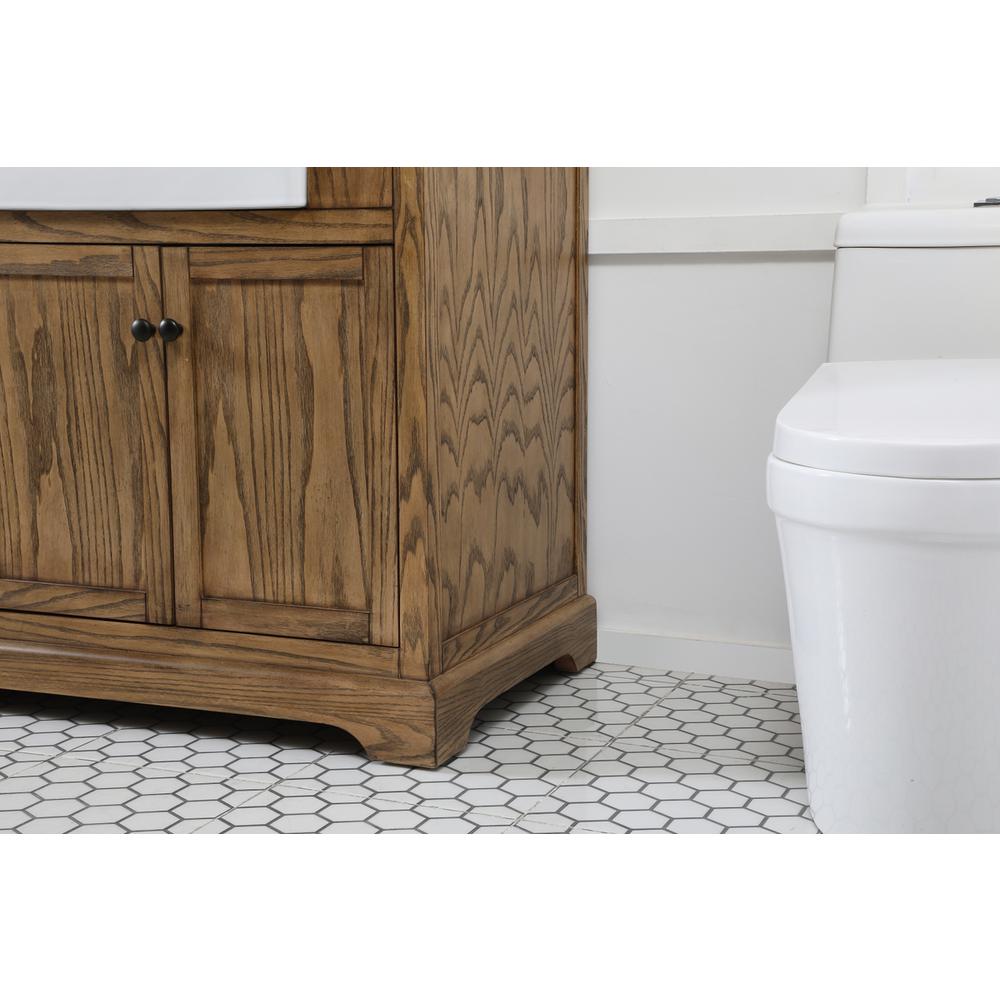 72 inch double bathroom vanity in driftwood. Picture 6