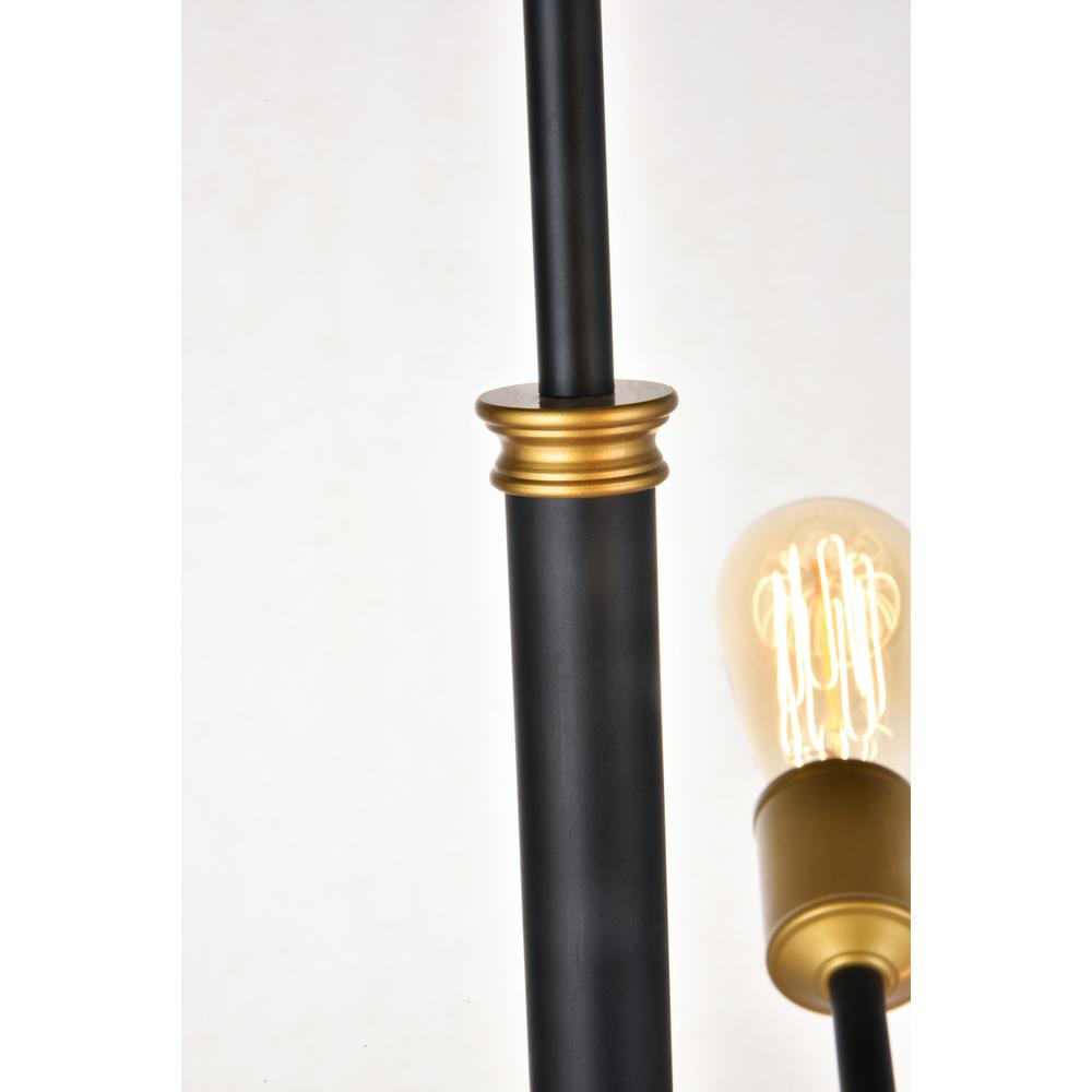 Axel 6 Lights Black Pendant. Picture 6