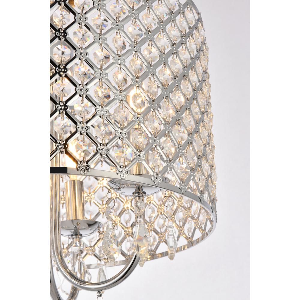 Elise 14 inch pendant in chrome. Picture 6