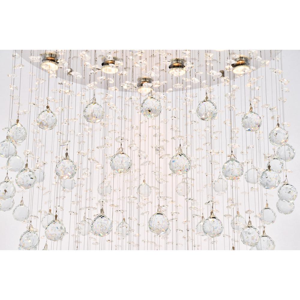 Galaxy 13 light Chrome Chandelier Clear Royal Cut Crystal. Picture 3