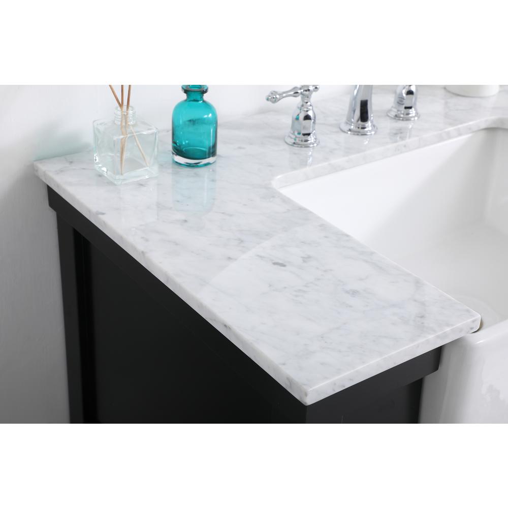 36 inch Single bathroom vanity in black. Picture 5