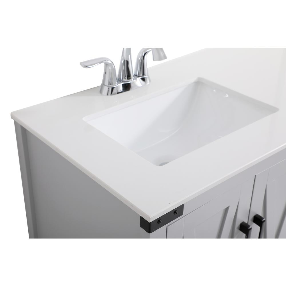 36 inch bathroom vanity in Grey. Picture 10