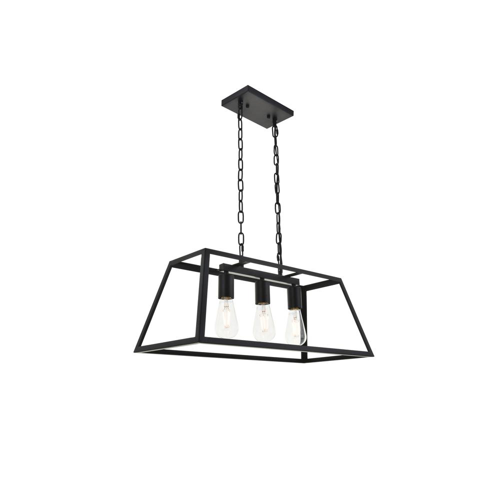 Resolute 3 light black Pendant. Picture 5