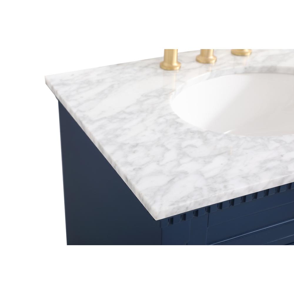 30 inch Single bathroom vanity in  Blue. Picture 11