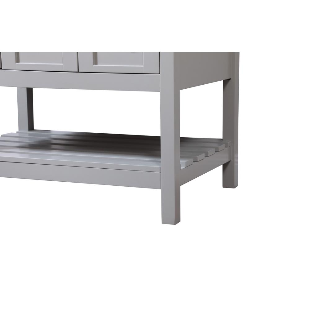 32 inch Single bathroom vanity in grey. Picture 13