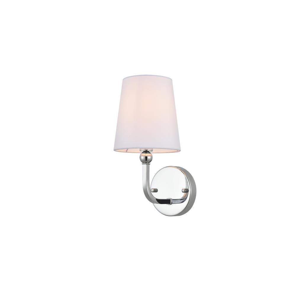 Colson 1 light Chrome and Clear Bath Sconce. Picture 2
