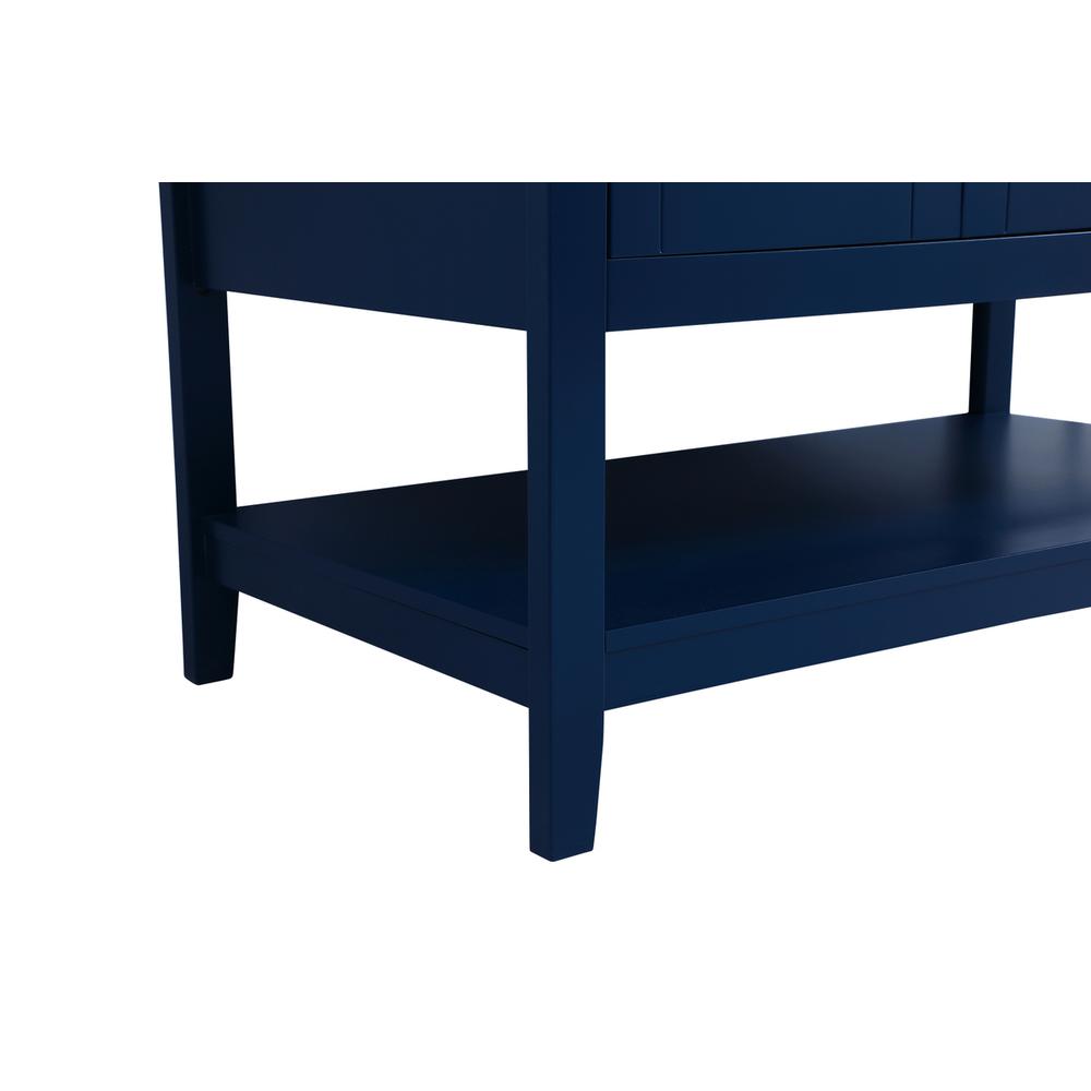 42 inch Single Bathroom Vanity in Blue. Picture 12