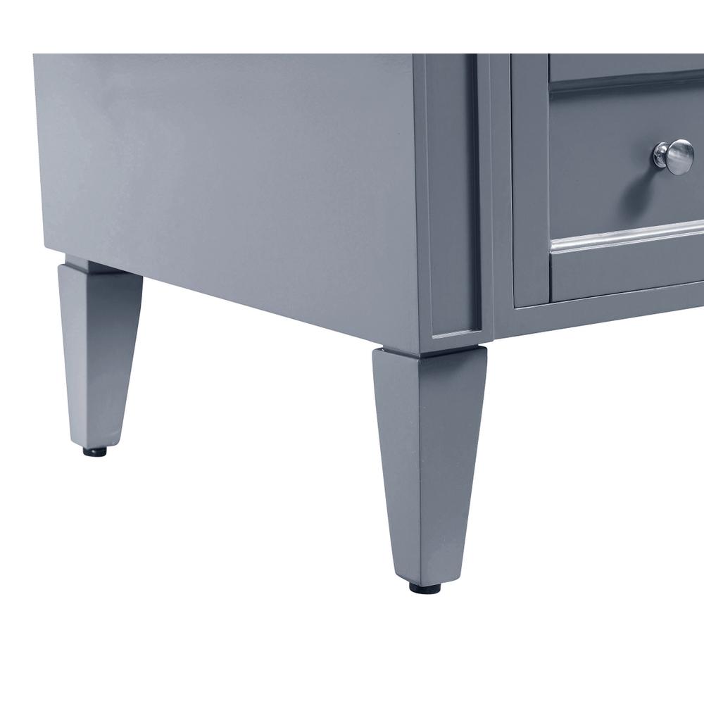 32 In. Single Bathroom Vanity Set In Grey. Picture 7