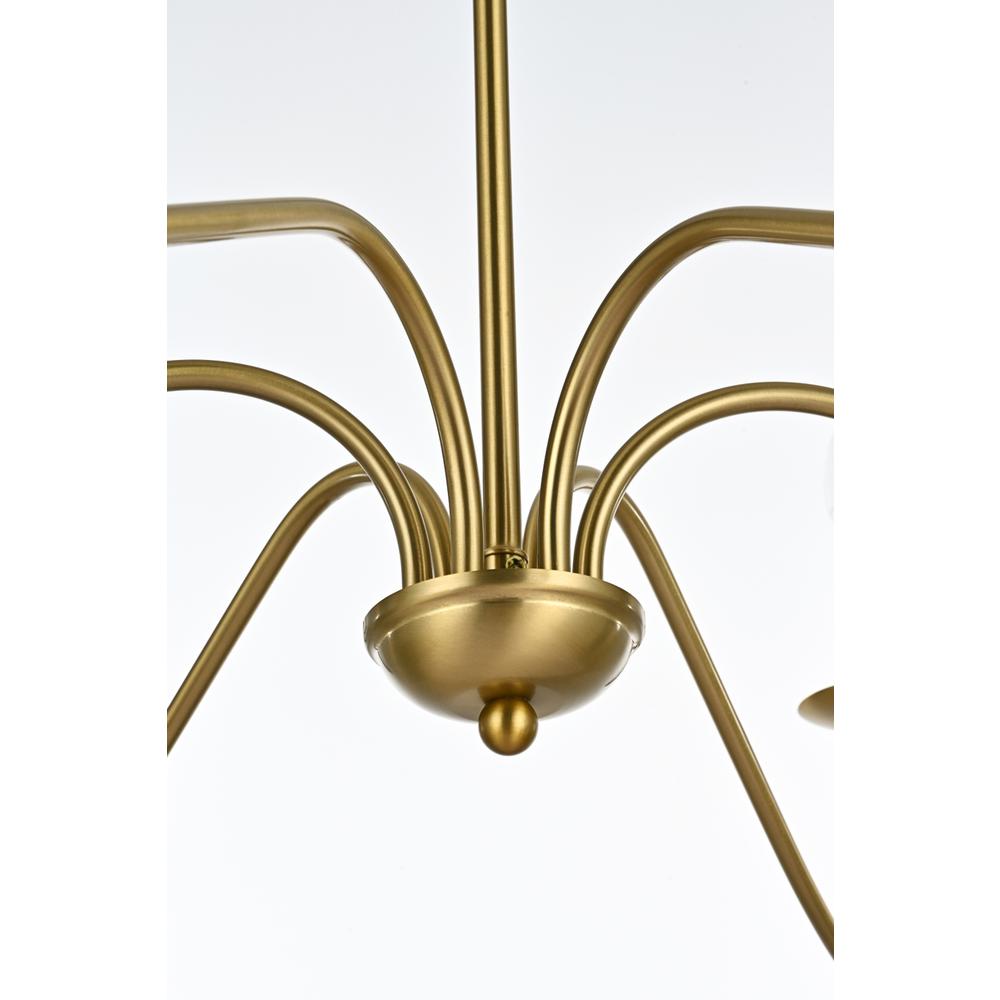 Rohan 48 inch chandelier in Satin Gold. Picture 3