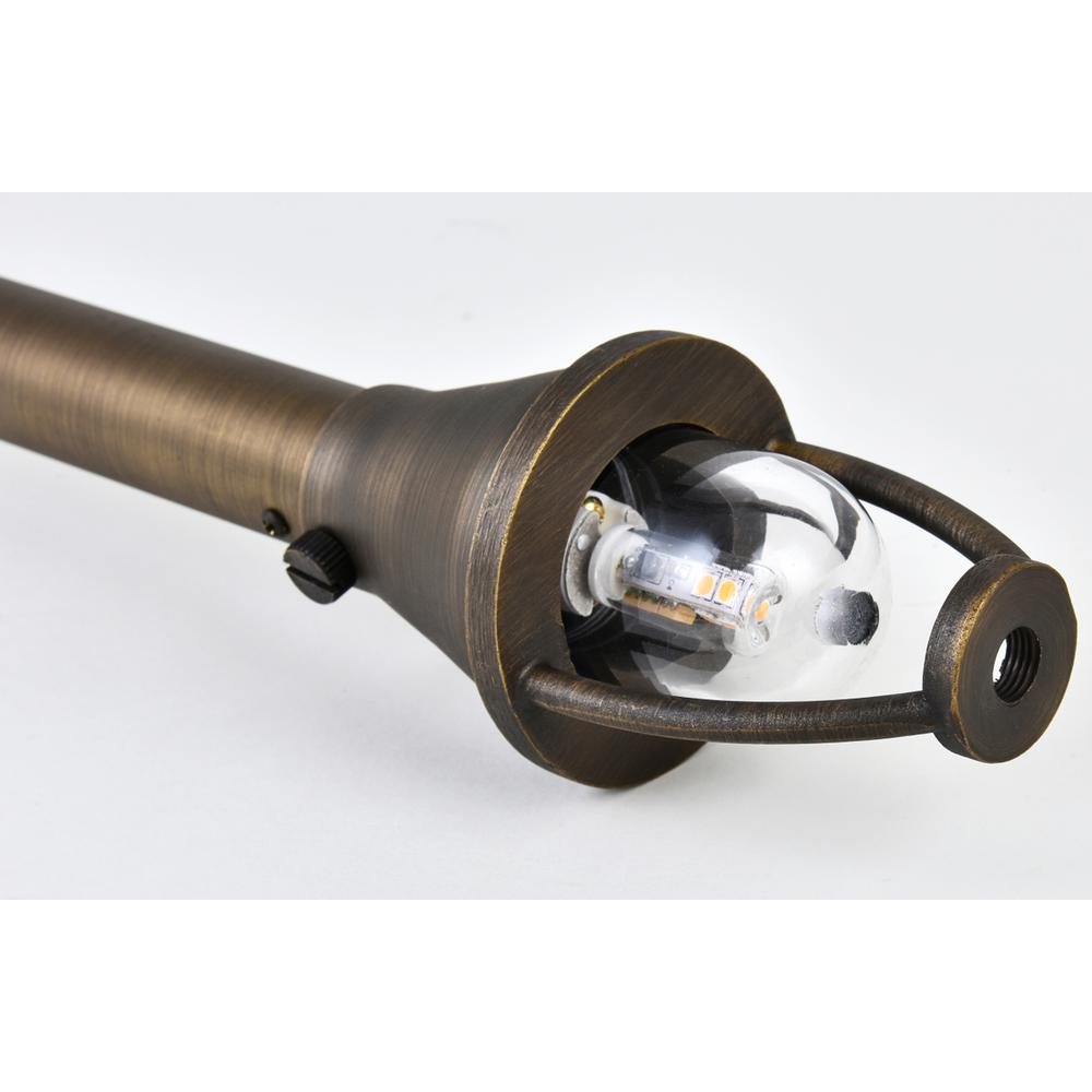Outdoor Cast Brass Path light D:9" H:24". Picture 4