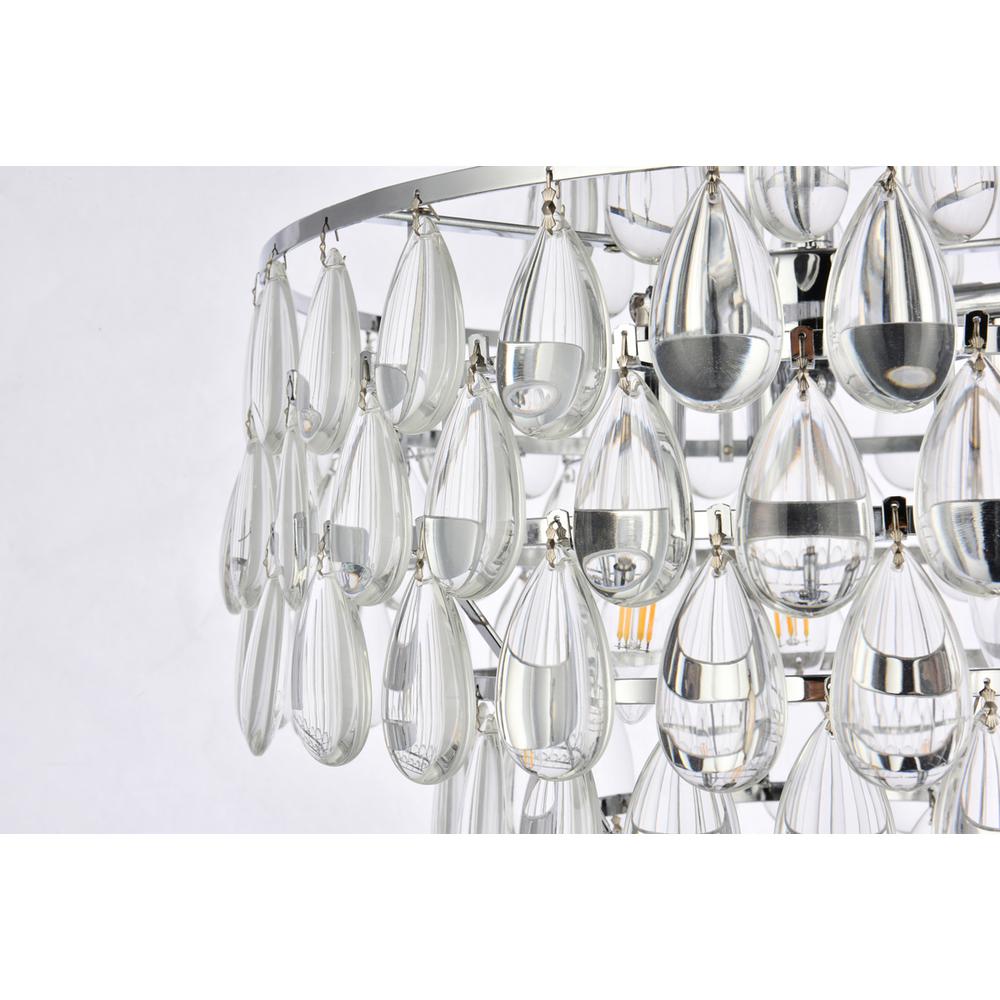 Mila 16 inch pendant in chrome. Picture 4