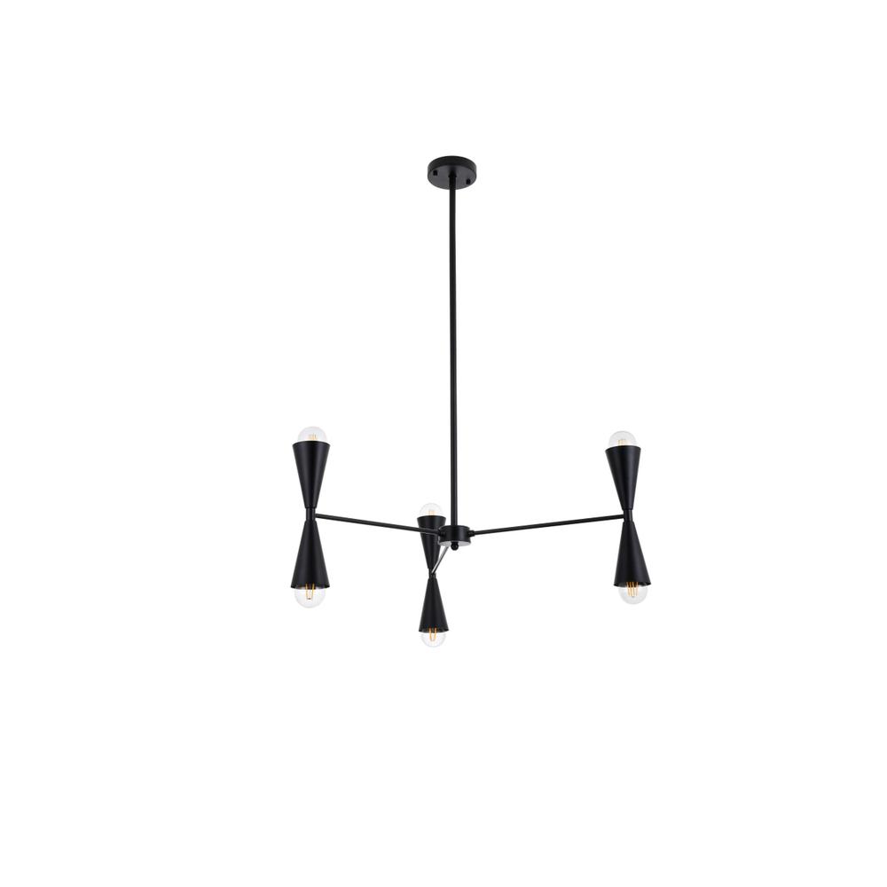 Cade 34 inch pendant in black. Picture 6