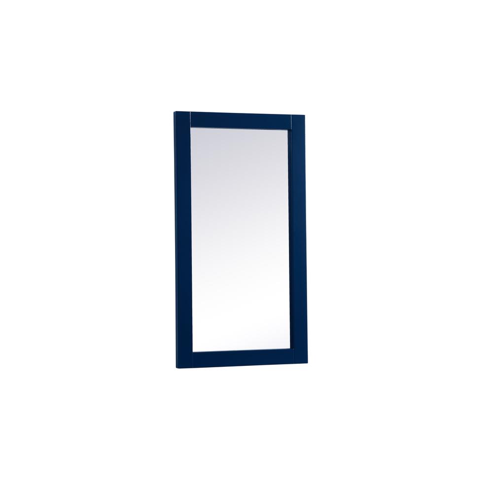 Aqua vanity mirror 18x32 inch in blue. Picture 5