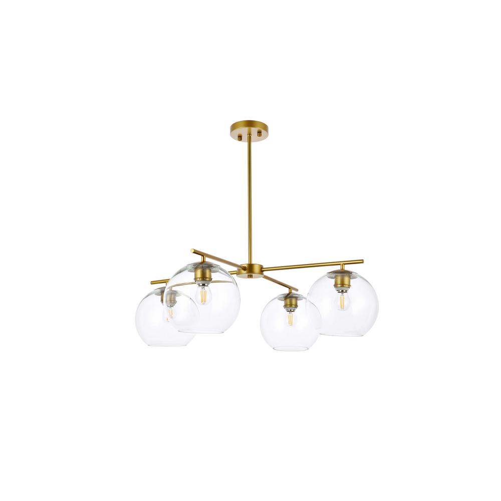 Opus 4 lights brass pendant. Picture 6