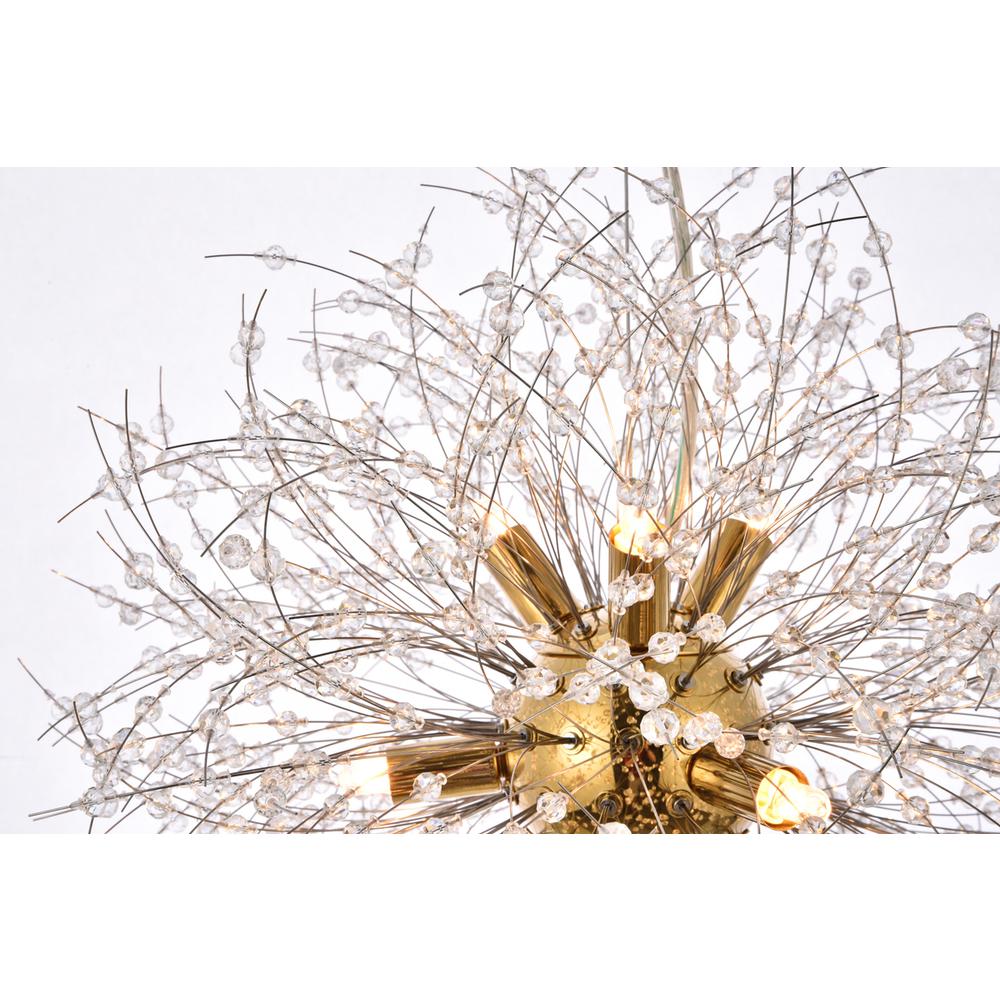 Solace 9 lights Gold pendant. Picture 3