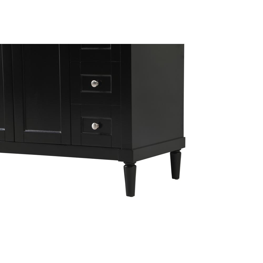 48 inch Single bathroom vanity in black. Picture 13