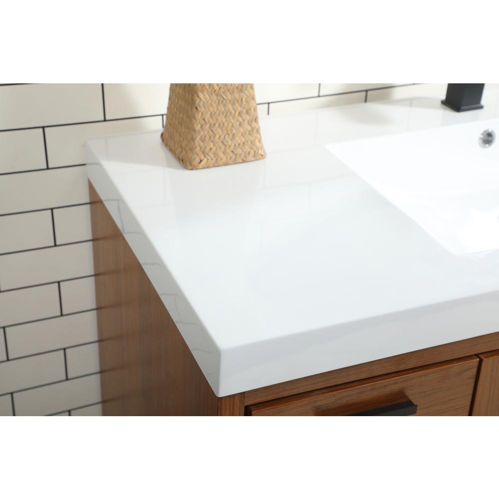 48 inch Single bathroom vanity in Teak. Picture 5