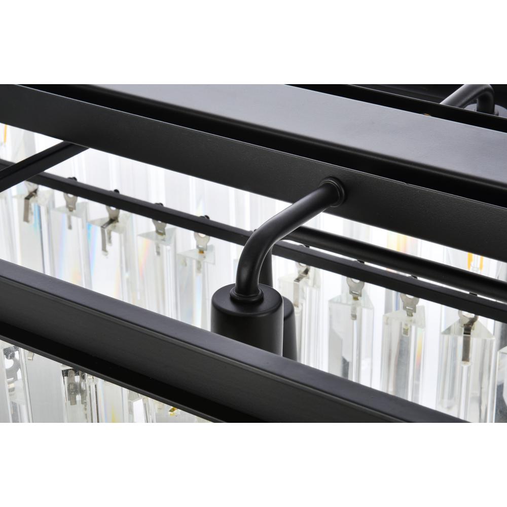 Sydney 12 light Matte Black Chandelier Clear Royal Cut Crystal. Picture 4