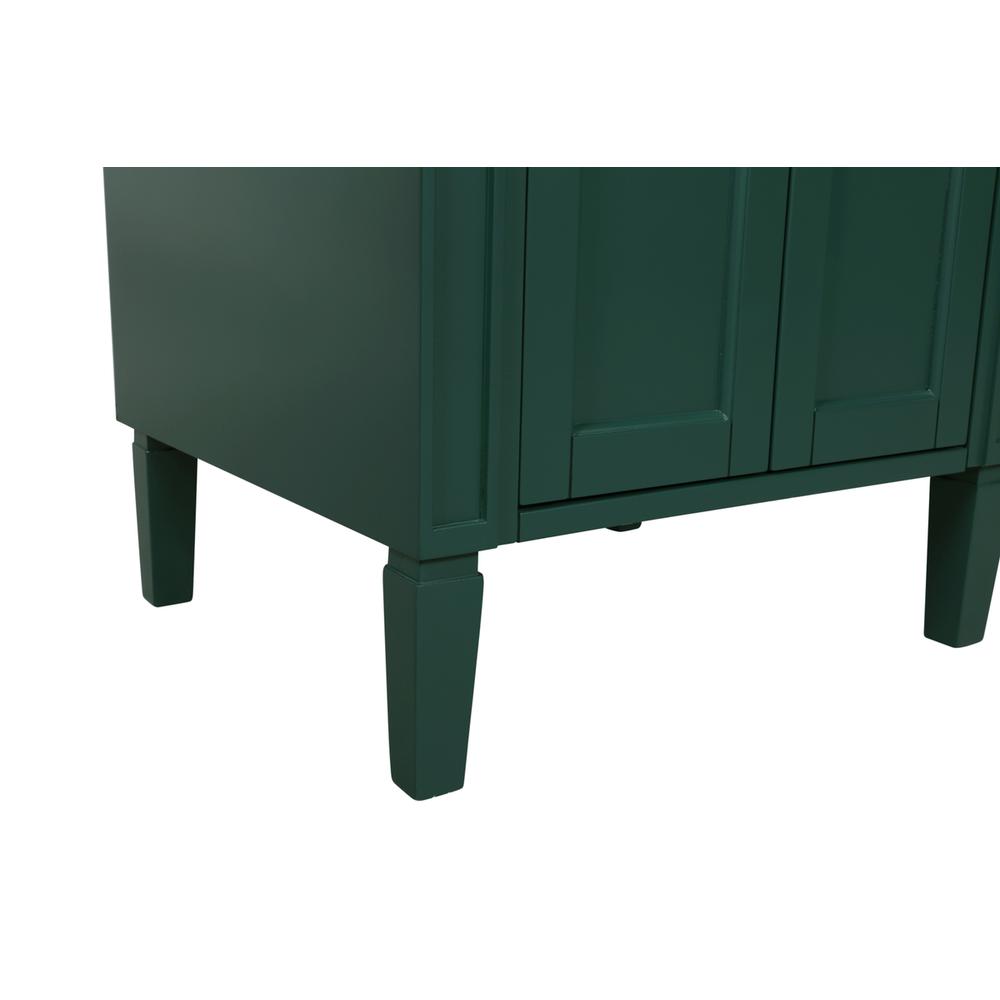 24 inch Single bathroom vanity in green. Picture 13