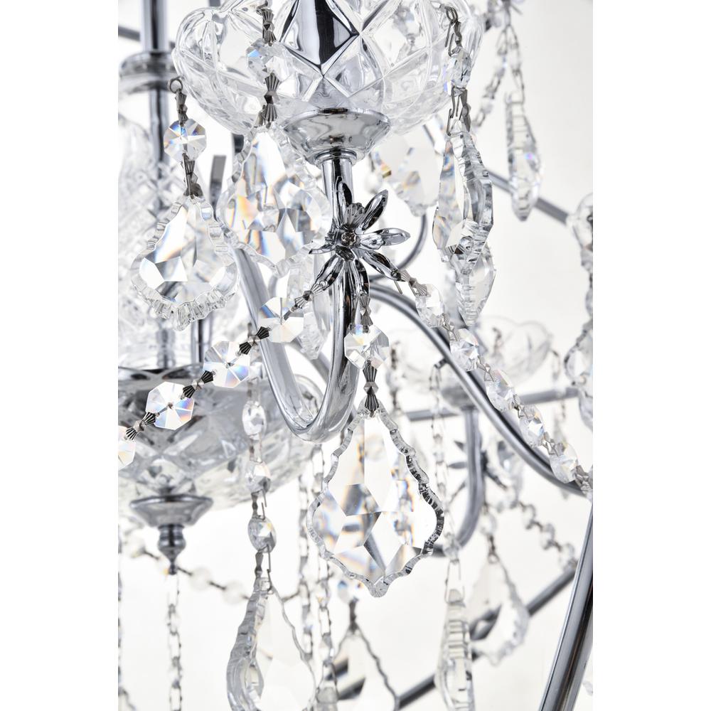 Cordelia 6 Light Chrome Crystal Pendant. Picture 5