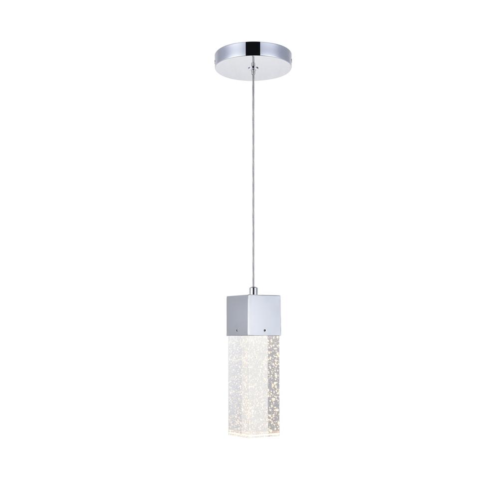 Novastella 1 light Chrome LED Pendant. Picture 1