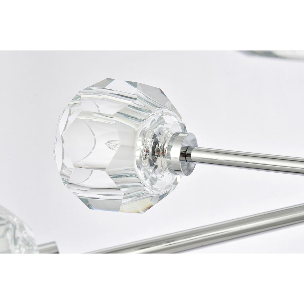 Graham 18 Light Pendant in Chrome. Picture 5