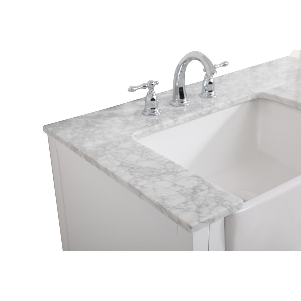 36 inch Single bathroom vanity in white. Picture 11