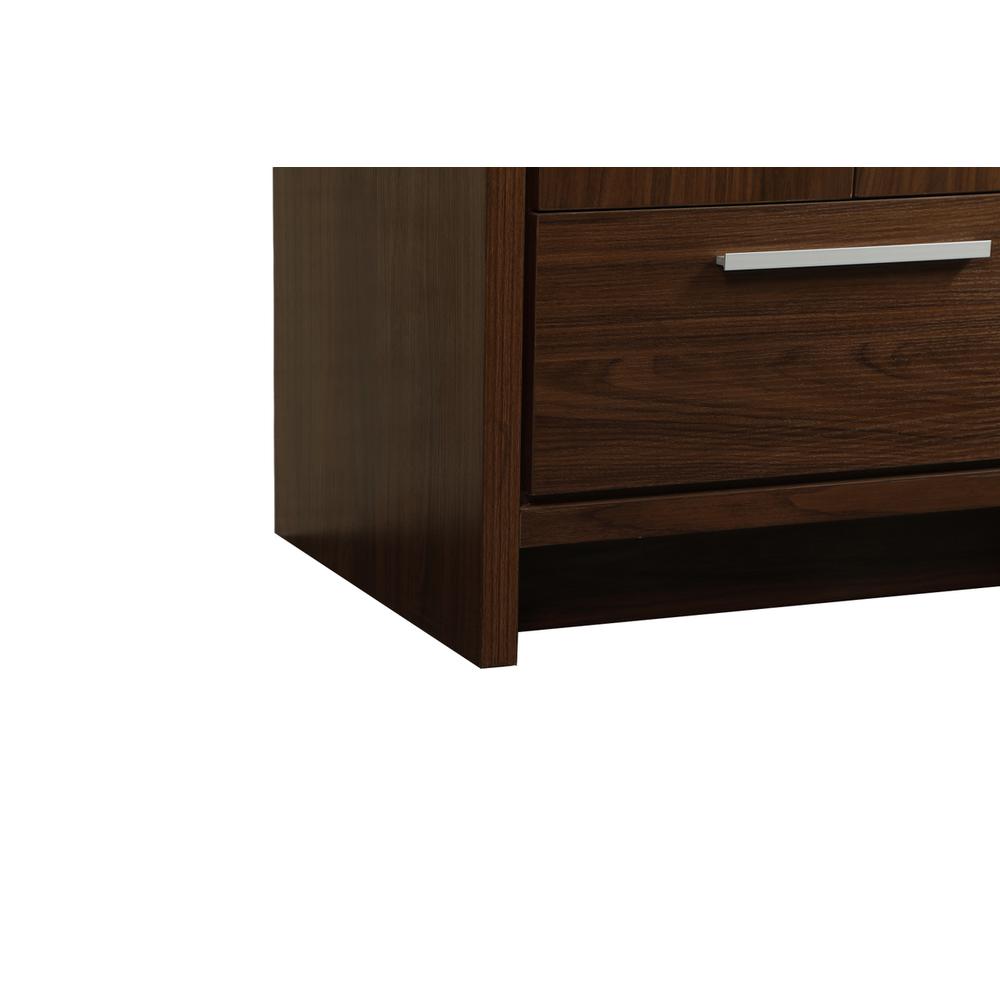 24 inch Single bathroom vanity in Walnut. Picture 13
