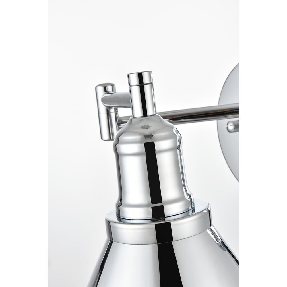 Judson 1 light Chrome swing arm wall sconce. Picture 4